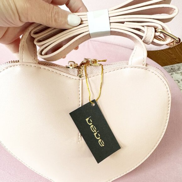 Bebe X Ciara Collection Malou Heart Crossbody Bag NWT - Picture 5 of 5